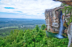 High Falls (aka Lover's Leap) - Lower Trail Overlook - Rock City - Lookout Mountain, Georgia