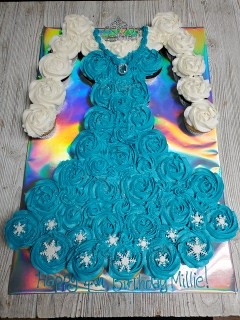 Elsa cupcakes