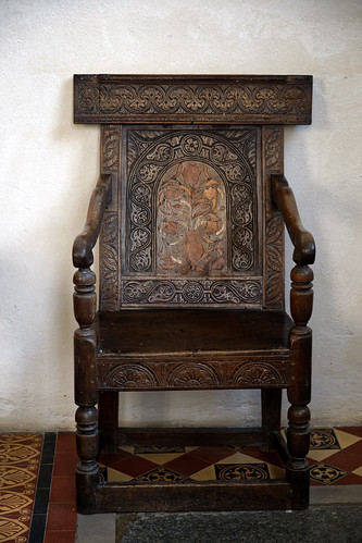 Ss Peter and Thomas' Church, Stambourne, Essex - chancel chair