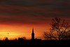 Oberschwaben Raunchte sunset, Germany