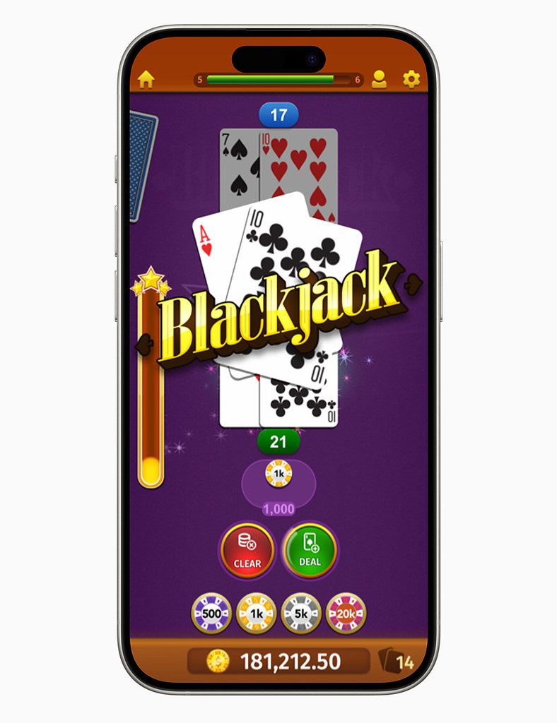 Apple-Arcade-Blackjack-by-MobilityWare-Plus