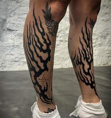 Evan Davis - Black 13 Tattoo