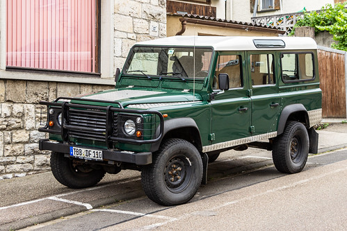 Land Rover Defender, Creglingen, Württemberg, Germany