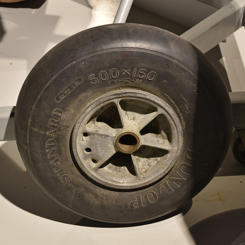 WW2 aircraft wheel and tyre at the Operation Dynamo museum. 14-7-2022