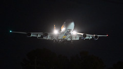 Atlas Air Boeing 747-400F (N472MC) arrives KRDU Rwy 23R on 12/30/2023 at 5:57 am.