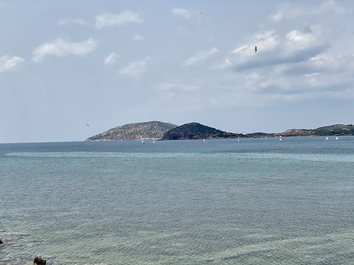 Mediterranean Sea from The 4 Brothers Restaurant, Leof. Athinon Souniou, Palea Fokea, Greece