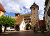 Historic Storchenturm, dating to 1330, Zell am Harmersbach, Baden-Wrttemberg, Deutschland