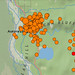 Tanana River, Alaska magnitude 5.3 earthquake (12:34 PM, 19 January 2024) + aftershocks 2