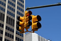 Traffic signal at Boerum Place and Livingston Street [02]