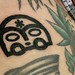 Taino Moon Goddess Tattoo — It was believed that the moon rises from the cave Mautiatbuel at dusk, only to return when the sun rises. The moon goddess hides in this cave when the sun has risen.