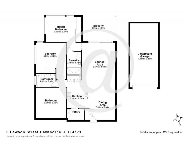 103/6 Lawson Street, Hawthorne QLD 4171 floorplan