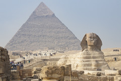 Sfinx and Pyramid of Khafre, Giza, Egypt