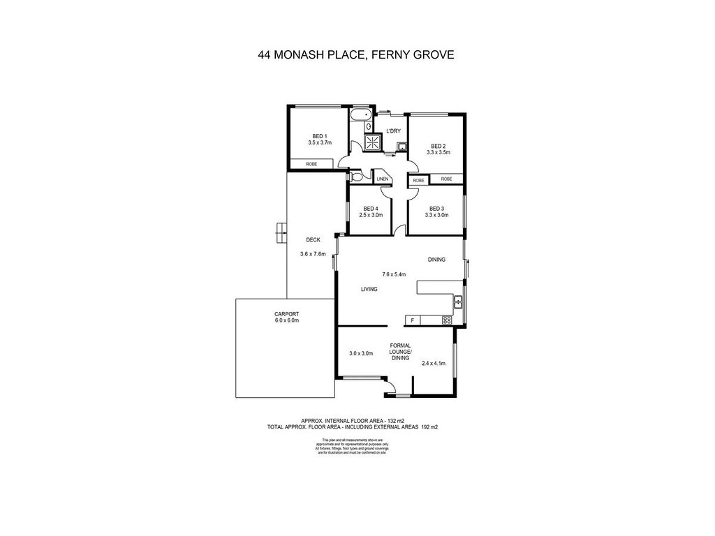 44 Monash Place, Ferny Grove QLD 4055 floorplan