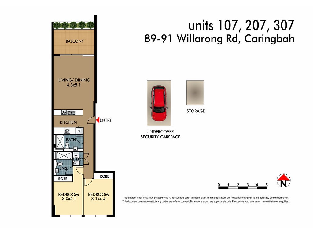 2/89-91 Willarong Road, Caringbah NSW 2229 floorplan