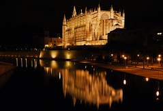 palma´s cathedral at night