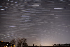 Star Trails of the Winter Constellations