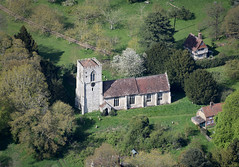 Rougham aerial image - St Mary's Church