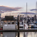 Everett Wa USA Jan 20 2024 - Public waterfront dock at Sunset