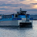 Everett Wa USA Jan 20 2024 - Hat Island Ferry returning to Everett