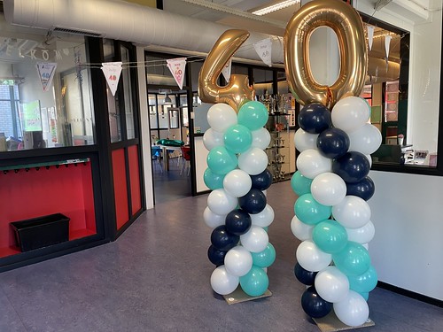 Balloon Column Birthday 40 Years Prinses Julianaschool Rotterdam