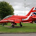 XX306 British Aerospace Hawk T.1 RAF Scampton Gate Guardian