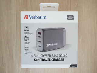 Verbatim 4-Port 100W PD Travel Charger