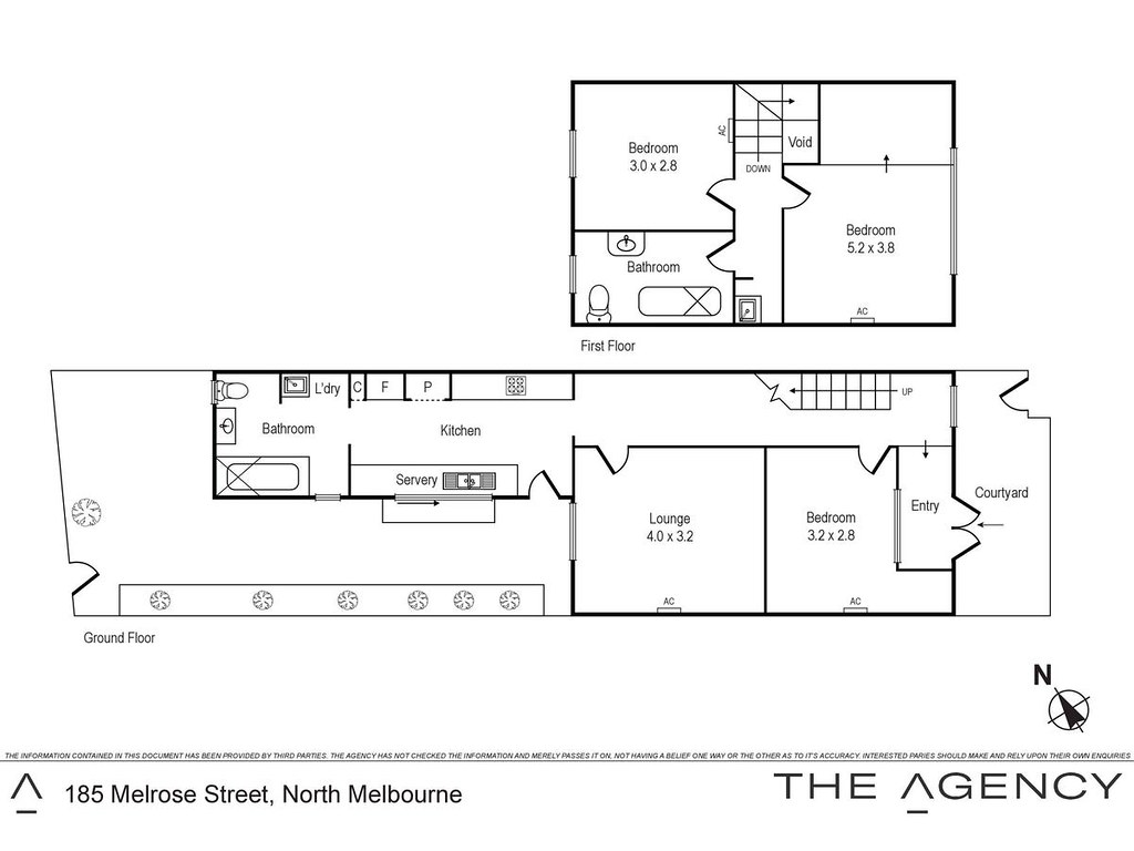185 Melrose Street, North Melbourne VIC 3051 floorplan