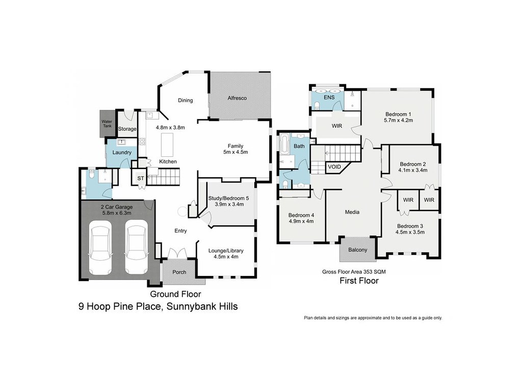 9 Hoop Pine Place, Sunnybank Hills QLD 4109 floorplan
