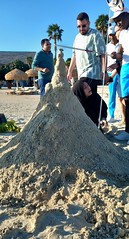 Winning sandcastle.