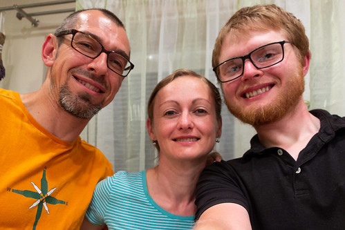 Selfie with Hosts, Karlovy Vary, Bohemia, Czechia