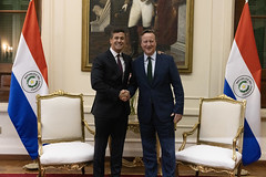 Foreign Secretary David Cameron visits Paraguay