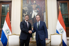 Foreign Secretary David Cameron visits Paraguay