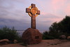 The cross on the shore of Nero lake commemorating baptism of Rostovan land in 991, Rostov the Great, Russia