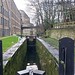 Looking down  a lock