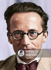 Austrian physicist, philosopher and scientific theorist Erwin Schrödinger on 18th November, 1933.