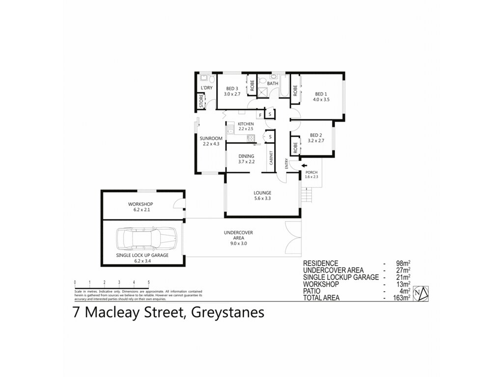 7 Macleay Street, Greystanes NSW 2145 floorplan