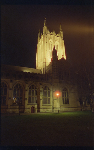 Night Photography St Edmundsbury Cathedral