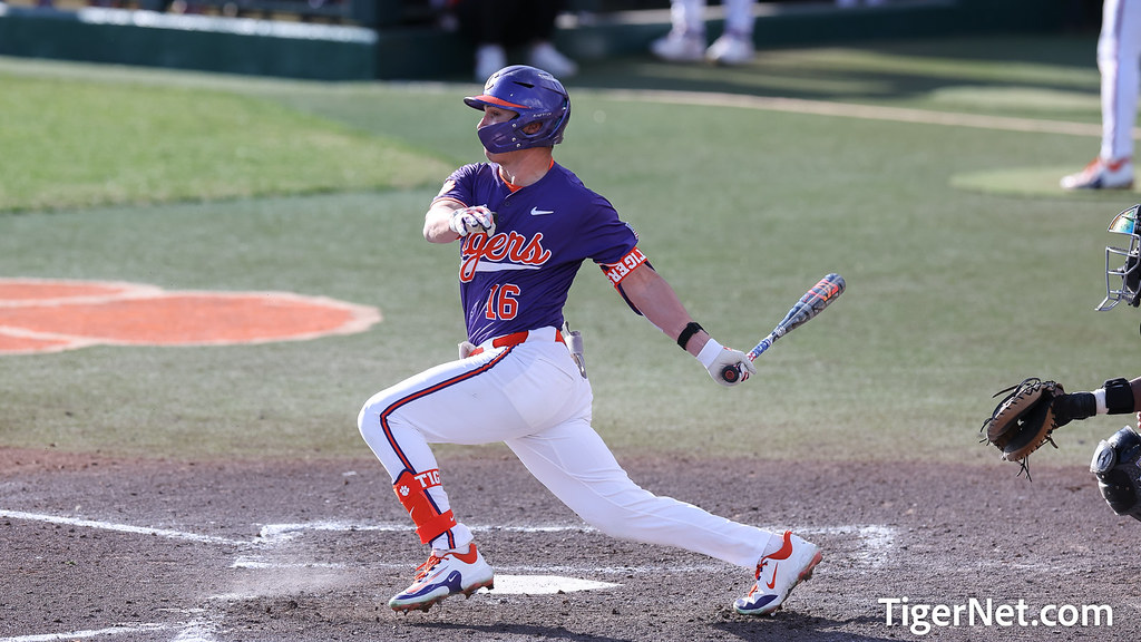 Clemson Baseball Photo of Will Taylor and kennesawst