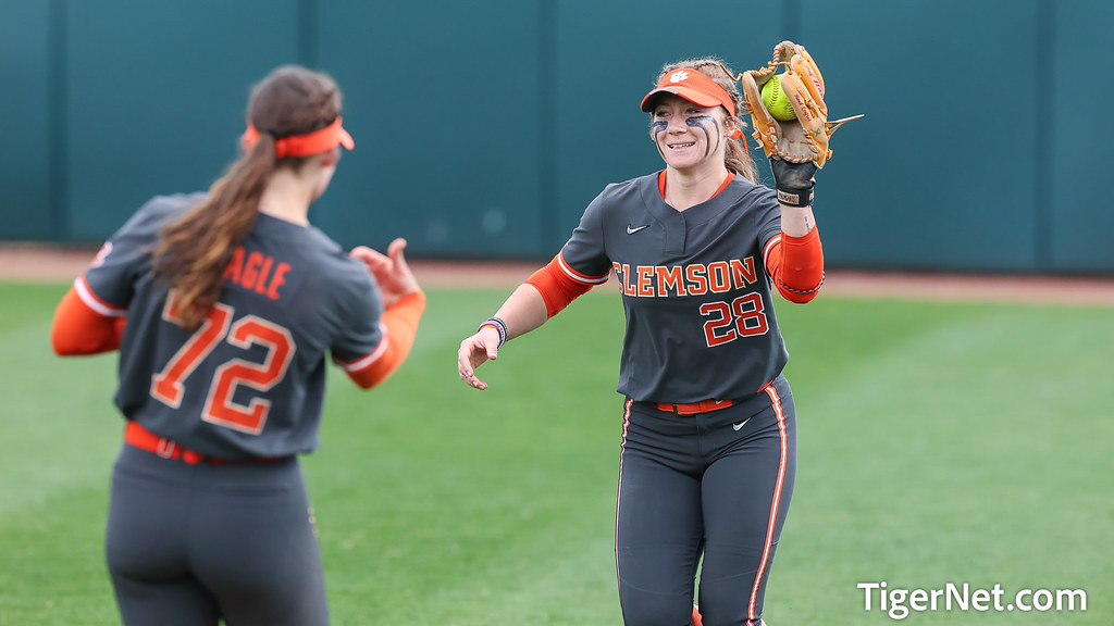 Clemson Softball Photo of Maddie Moore and miamioh