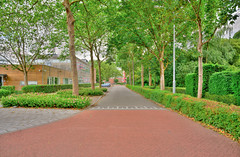 Dauwendaelsestraat, city of Middelburg, The Netherlands.