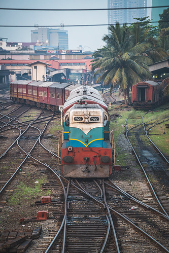Sri Lanka Railways : Maradana - Class M2 Locomotive