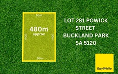 Lot 281 Powick Street, Buckland Park SA