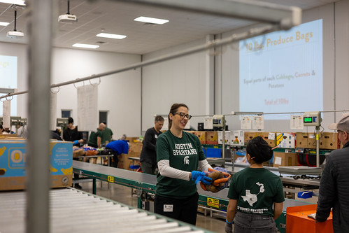 Austin Food Bank Service Project, February 2024