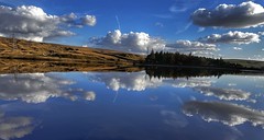 Clouds and reflections
