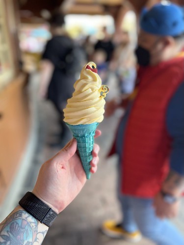 Snow White Ice Cream Cone at Magic Kingdom
