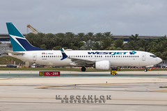 C-FRAX WestJet | Boeing 737-8 MAX | Fort Lauderdale-Hollywood International Airport