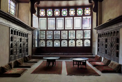 Salon d'hiver, maison-musée Gayer Anderson, Saleeba Salabeya, Le Caire, Egypte