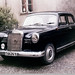 1956–59 Mercedes‐Benz 190 (W121), Kungsgatan 38, Örebro, 1960‐tal