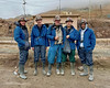 Intrepid Tour Group (L to R:  Steven, Danny, Ad, Julian, Andre) on Working Silver Mine Tour, Potos, Bolivia