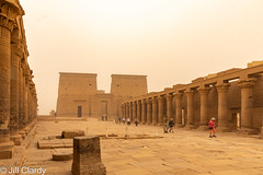 Temple of Philae in a Dust Storm